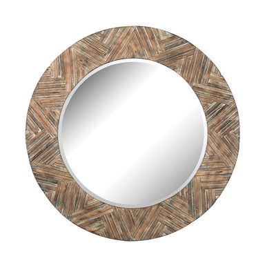 ELK Home - Mirror - Large Round - Natural- Union Lighting Luminaires Decor