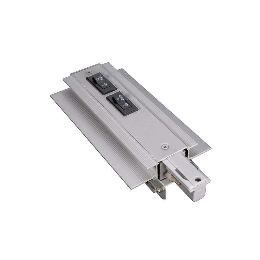 W.A.C. Canada - Live End Connector - W Track - Platinum- Union Lighting Luminaires Decor
