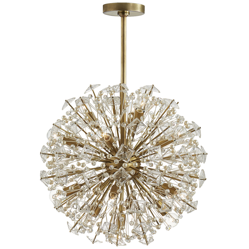 Visual Comfort Signature Canada - 17 Light Chandelier - Dickinson - Soft Brass- Union Lighting Luminaires Decor