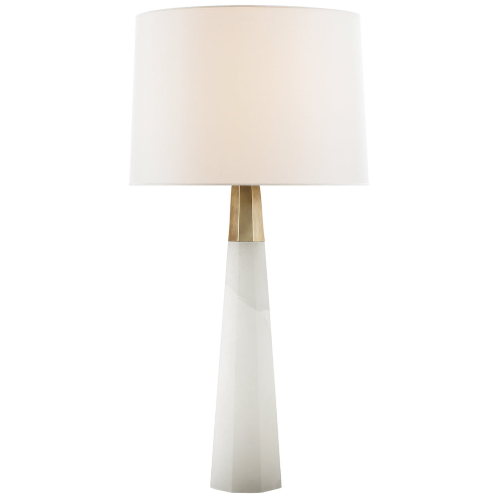 Visual Comfort Signature Canada - Two Light Table Lamp - Olsen - Alabaster- Union Lighting Luminaires Decor