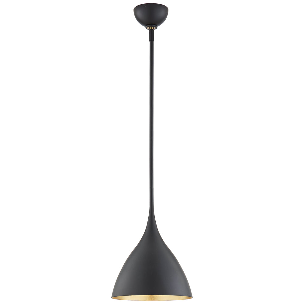 Visual Comfort Signature Canada - One Light Pendant - Agnes - Matte Black- Union Lighting Luminaires Decor