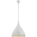 Visual Comfort Signature Canada - One Light Pendant - Agnes - Plaster White- Union Lighting Luminaires Decor