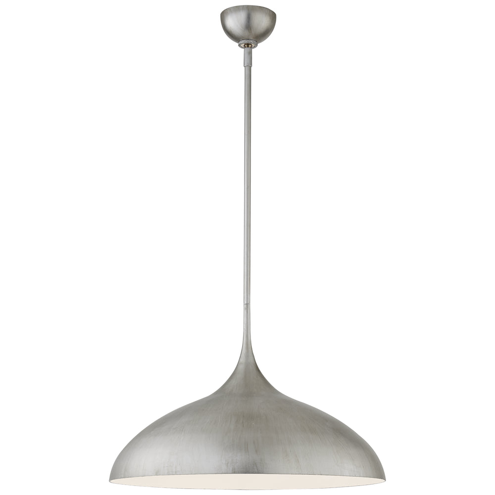 Visual Comfort Signature Canada - One Light Pendant - Agnes - Burnished Silver Leaf- Union Lighting Luminaires Decor