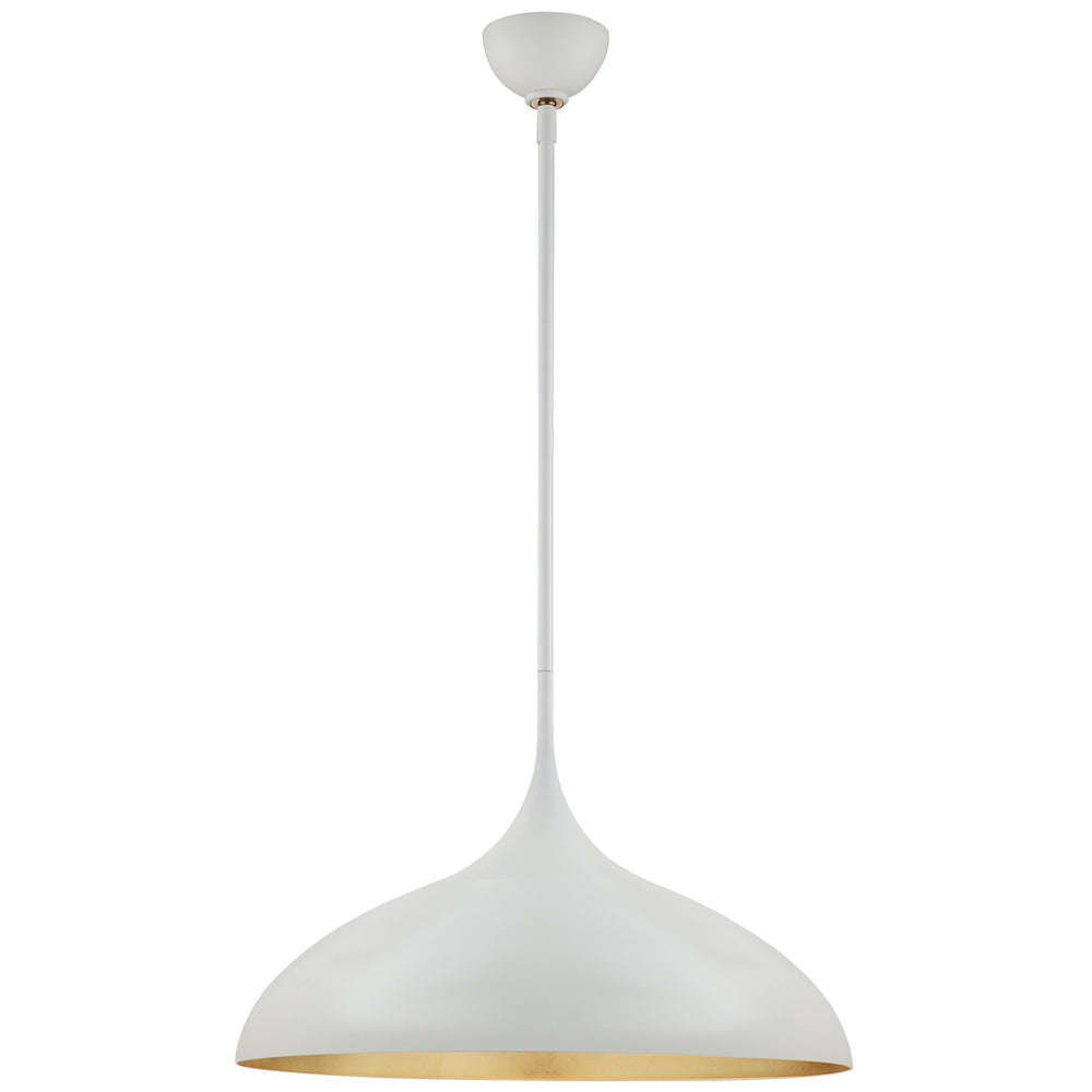 Visual Comfort Signature Canada - One Light Pendant - Agnes - Plaster White- Union Lighting Luminaires Decor