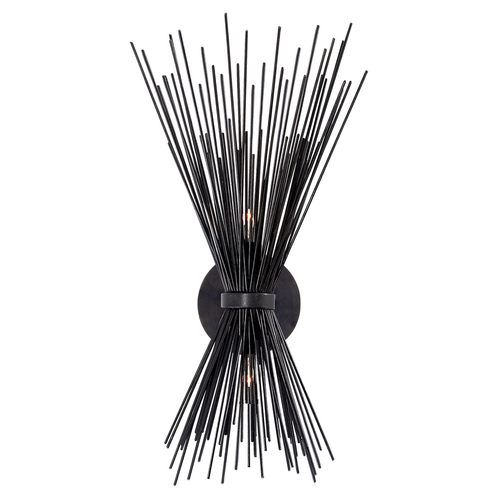 Visual Comfort Signature Canada - Two Light Wall Sconce - Strada - Aged Iron- Union Lighting Luminaires Decor