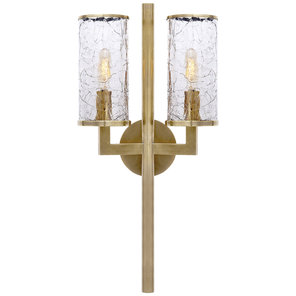 Visual Comfort Signature Canada - Two Light Wall Sconce - Liaison - Antique-Burnished Brass- Union Lighting Luminaires Decor