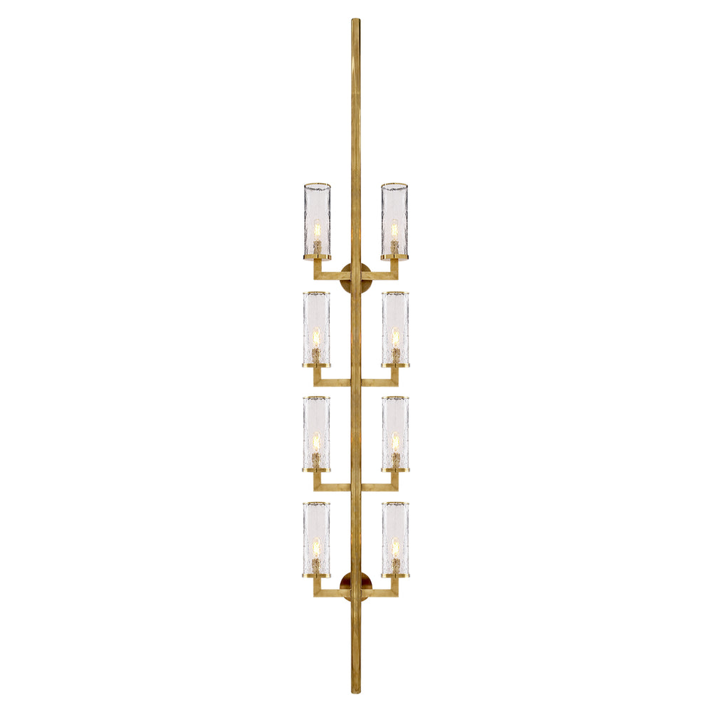 Visual Comfort Signature Canada - Eight Light Wall Sconce - Liaison - Antique-Burnished Brass- Union Lighting Luminaires Decor