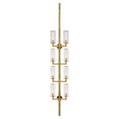 Visual Comfort Signature Canada - Eight Light Wall Sconce - Liaison - Antique-Burnished Brass- Union Lighting Luminaires Decor