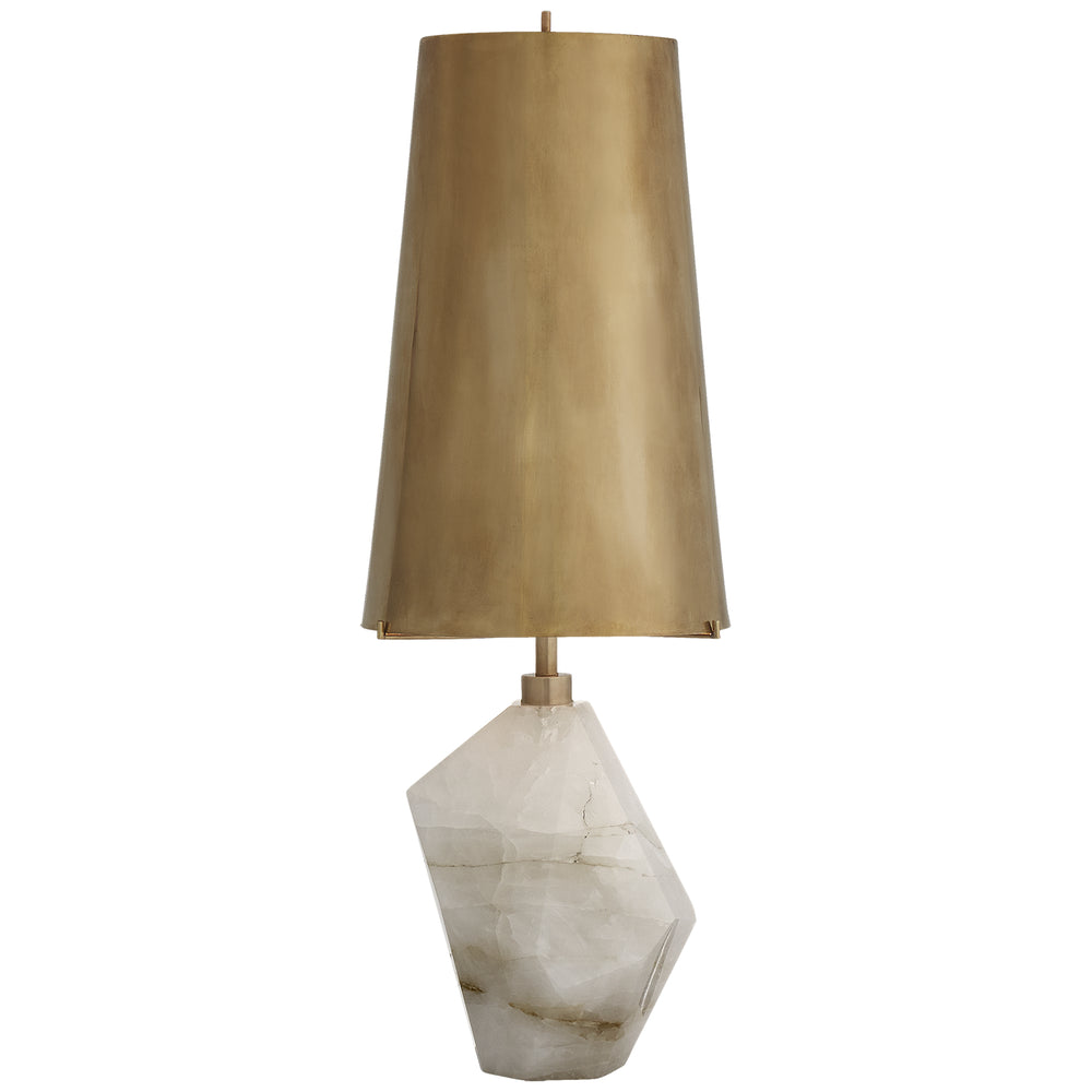 Visual Comfort Signature Canada - One Light Table Lamp - Halcyon - Natural Quartz Stone- Union Lighting Luminaires Decor