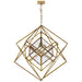 Visual Comfort Signature Canada - Four Light Chandelier - Cubist - Gild- Union Lighting Luminaires Decor