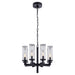 Visual Comfort Signature Canada - Eight Light Chandelier - Liaison - Bronze- Union Lighting Luminaires Decor