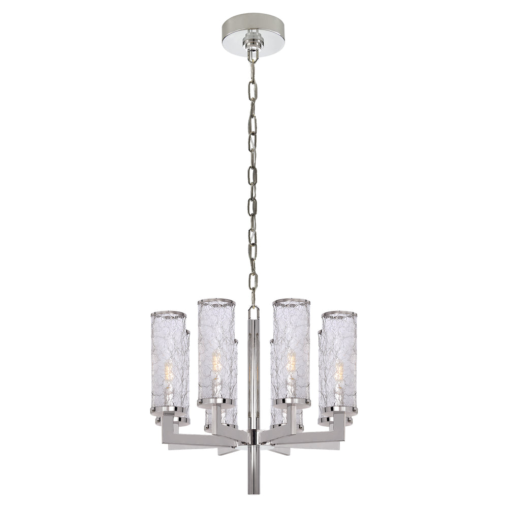 Visual Comfort Signature Canada - Eight Light Chandelier - Liaison - Polished Nickel- Union Lighting Luminaires Decor