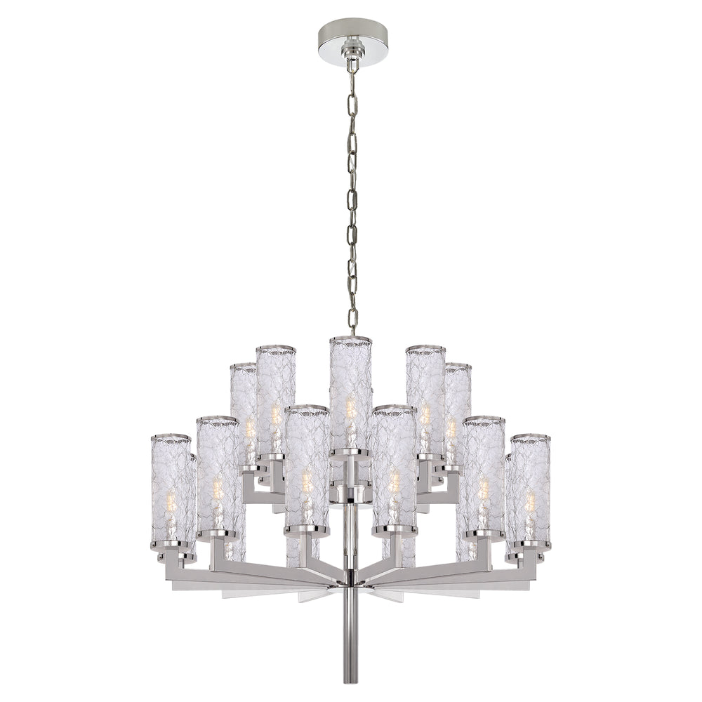 Visual Comfort Signature Canada - 20 Light Chandelier - Liaison - Polished Nickel- Union Lighting Luminaires Decor