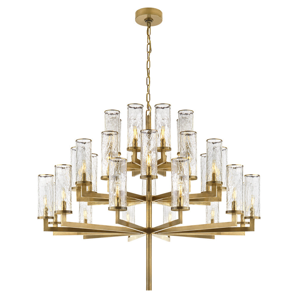 Visual Comfort Signature Canada - 32 Light Chandelier - Liaison - Antique-Burnished Brass- Union Lighting Luminaires Decor