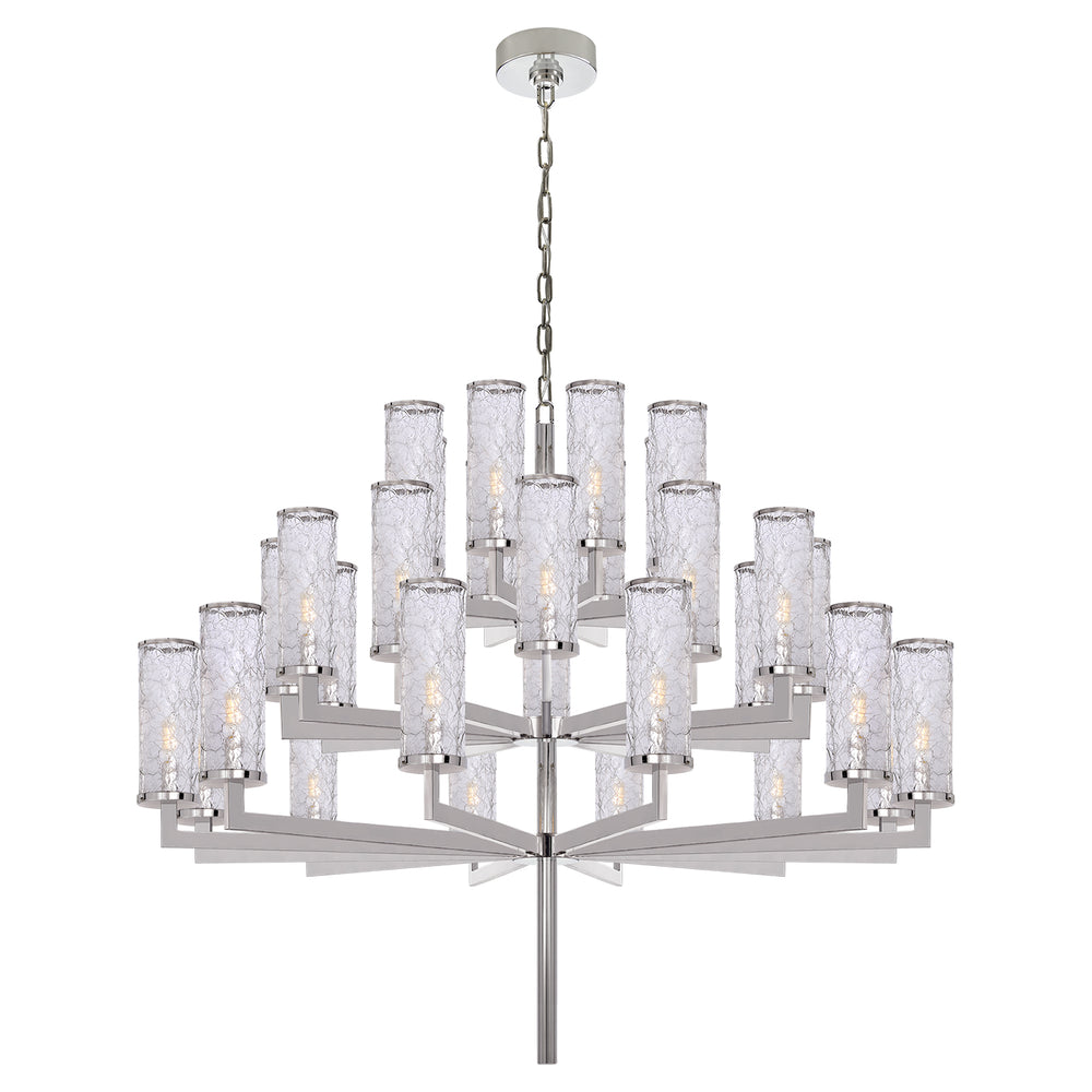 Visual Comfort Signature Canada - 32 Light Chandelier - Liaison - Polished Nickel- Union Lighting Luminaires Decor