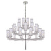 Visual Comfort Signature Canada - 32 Light Chandelier - Liaison - Polished Nickel- Union Lighting Luminaires Decor