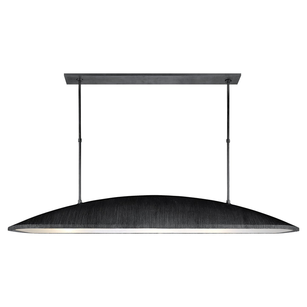 Visual Comfort Signature Canada - LED Linear Chandelier - Utopia - Aged Iron- Union Lighting Luminaires Decor