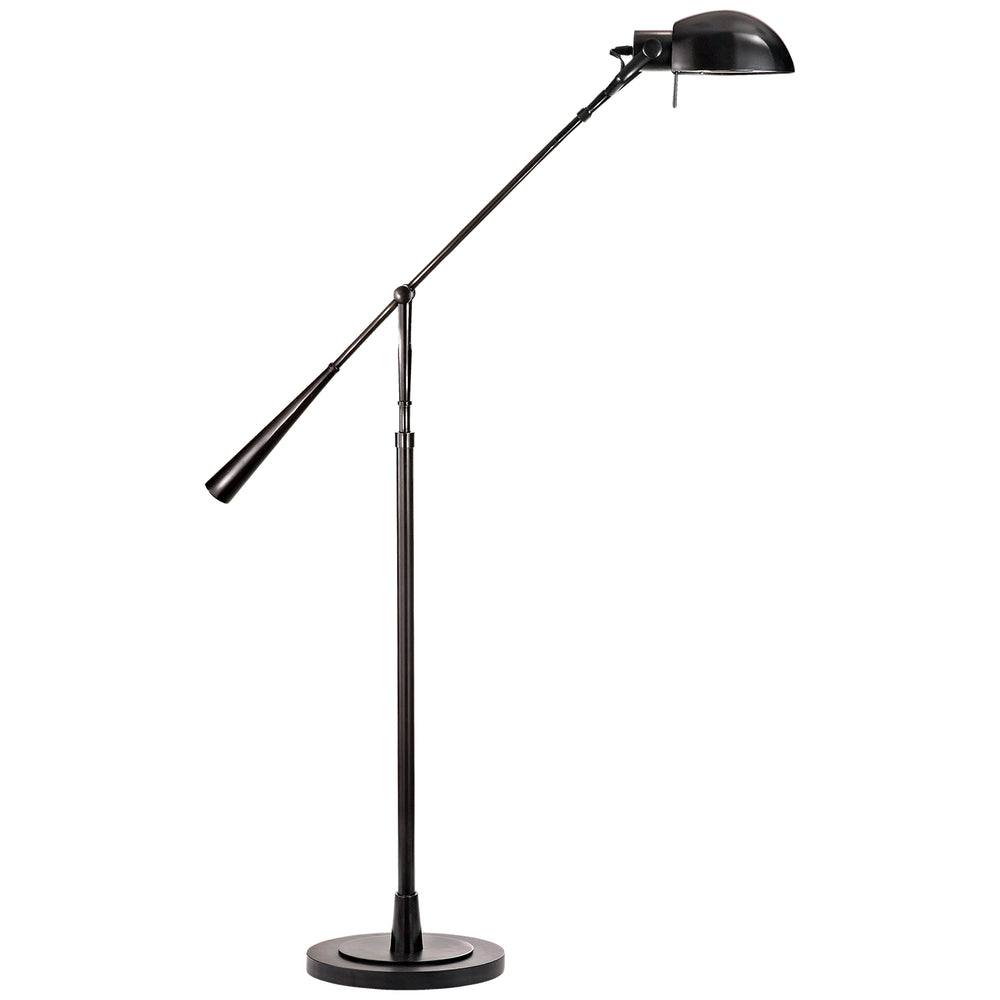 Ralph Lauren Canada - One Light Floor Lamp - Equilibrium - Black Nickel- Union Lighting Luminaires Decor