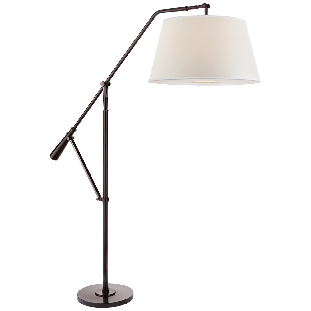 Ralph Lauren Canada - Two Light Floor Lamp - Nolan - Black Nickel- Union Lighting Luminaires Decor