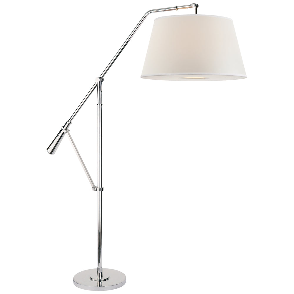 Ralph Lauren Canada - Two Light Floor Lamp - Nolan - Polished Nickel- Union Lighting Luminaires Decor