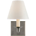 Ralph Lauren Canada - One Light Swing Arm Wall Lamp - Evans - Antique Nickel- Union Lighting Luminaires Decor