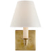 Ralph Lauren Canada - One Light Swing Arm Wall Lamp - Evans - Natural Brass- Union Lighting Luminaires Decor