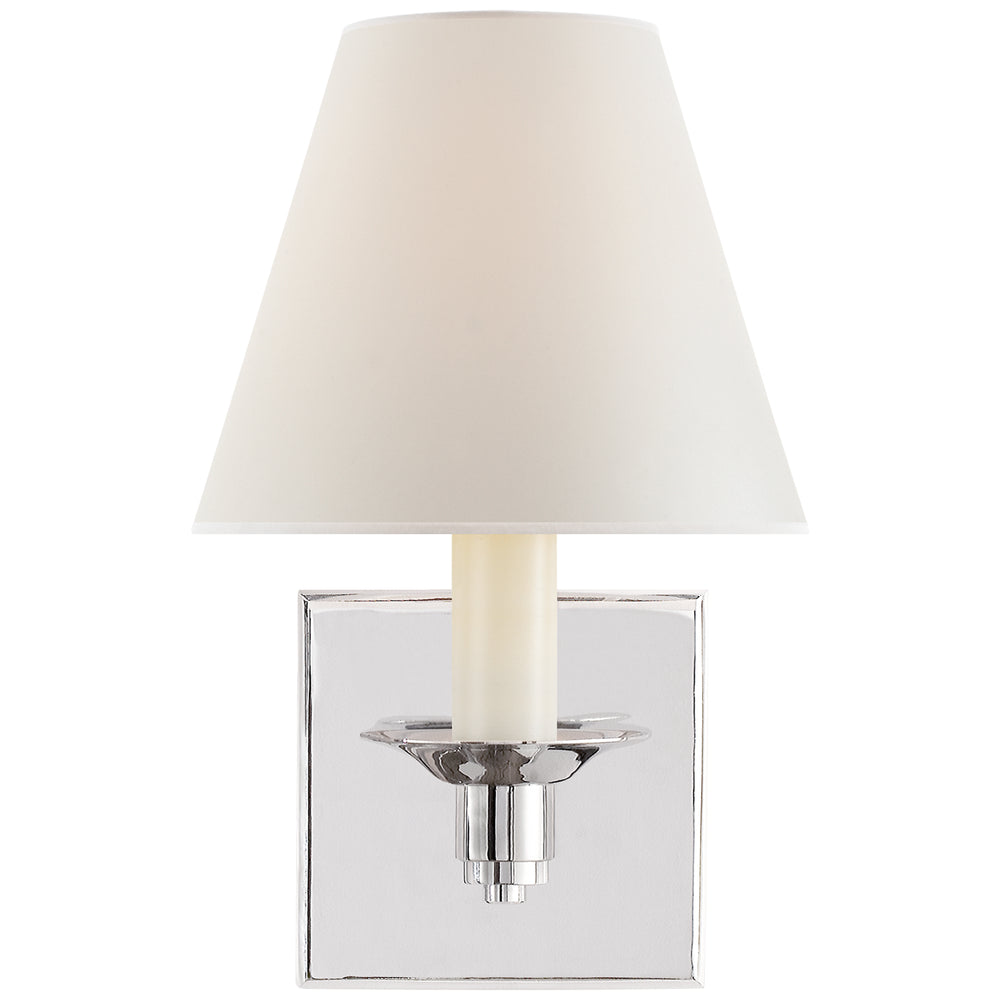Ralph Lauren Canada - One Light Swing Arm Wall Lamp - Evans - Polished Nickel- Union Lighting Luminaires Decor