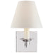 Ralph Lauren Canada - One Light Swing Arm Wall Lamp - Evans - Polished Nickel- Union Lighting Luminaires Decor