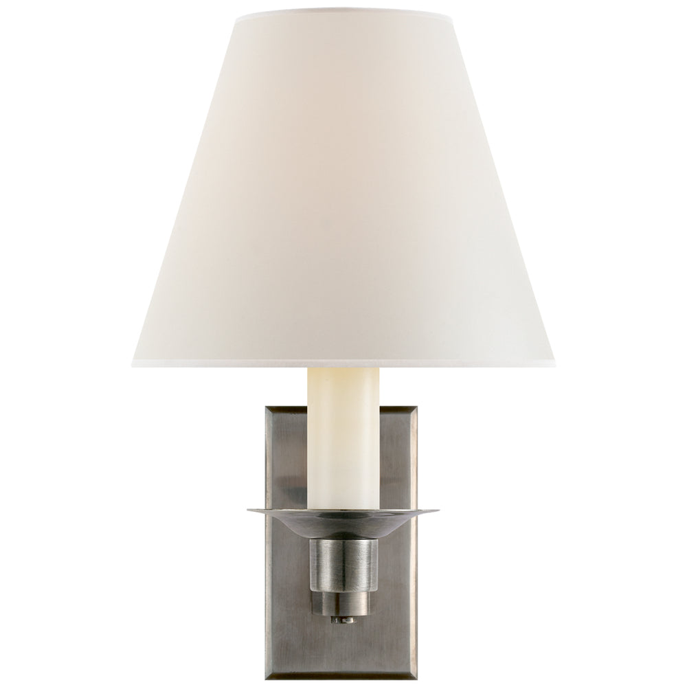 Ralph Lauren Canada - One Light Wall Sconce - Evans - Antique Nickel- Union Lighting Luminaires Decor