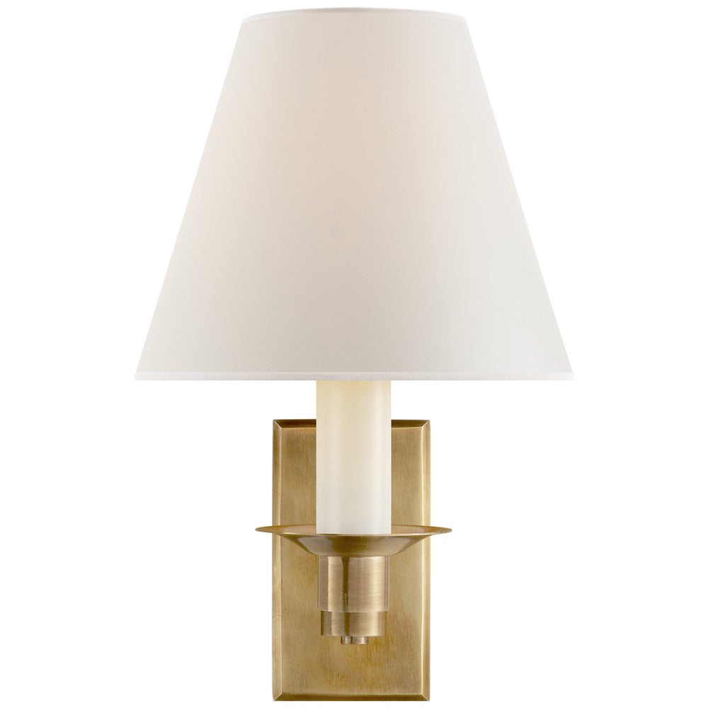 Ralph Lauren Canada - One Light Wall Sconce - Evans - Natural Brass- Union Lighting Luminaires Decor