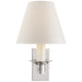 Ralph Lauren Canada - One Light Wall Sconce - Evans - Polished Nickel- Union Lighting Luminaires Decor