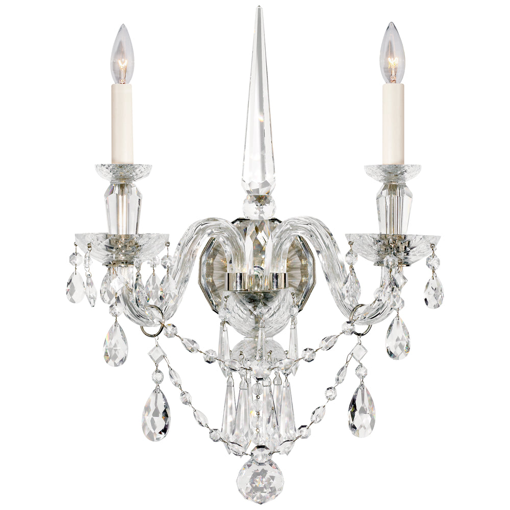 Ralph Lauren Canada - Two Light Wall Sconce - Daniela - Crystal- Union Lighting Luminaires Decor