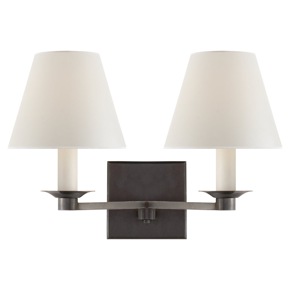Ralph Lauren Canada - Two Light Wall Sconce - Evans - Bronze- Union Lighting Luminaires Decor