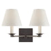 Ralph Lauren Canada - Two Light Wall Sconce - Evans - Bronze- Union Lighting Luminaires Decor