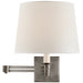 Ralph Lauren Canada - One Light Swing Arm Wall Lamp - Evans - Antique Nickel- Union Lighting Luminaires Decor
