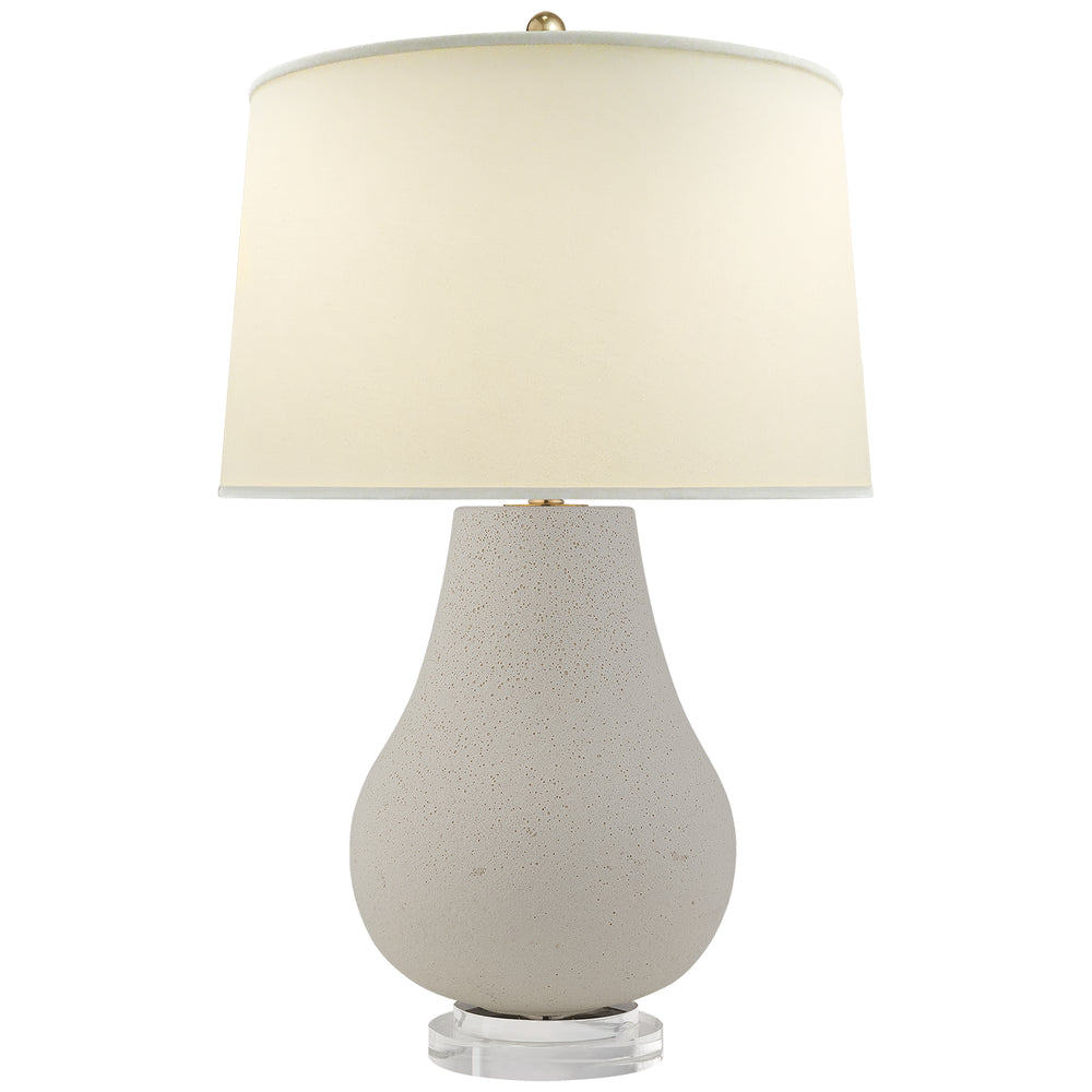 Visual Comfort Signature Canada - One Light Table Lamp - Arica - Volcanic Ivory- Union Lighting Luminaires Decor