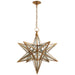 Visual Comfort Signature Canada - One Light Lantern - Moravian Star - Gilded Iron- Union Lighting Luminaires Decor