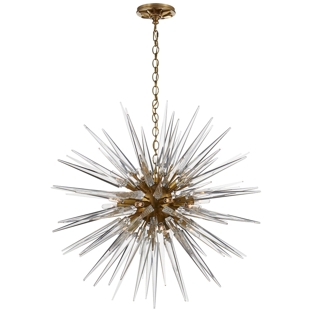 Visual Comfort Signature Canada - 20 Light Chandelier - Quincy - Antique-Burnished Brass- Union Lighting Luminaires Decor