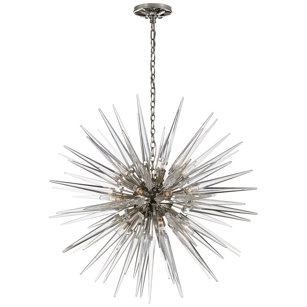 Visual Comfort Signature Canada - 20 Light Chandelier - Quincy - Polished Nickel- Union Lighting Luminaires Decor