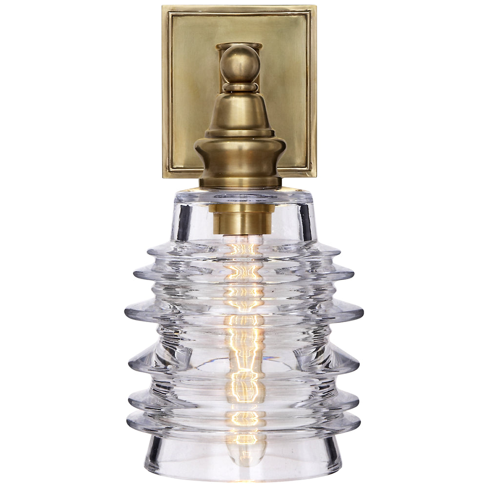 Visual Comfort Signature Canada - One Light Wall Sconce - Covington - Antique-Burnished Brass- Union Lighting Luminaires Decor