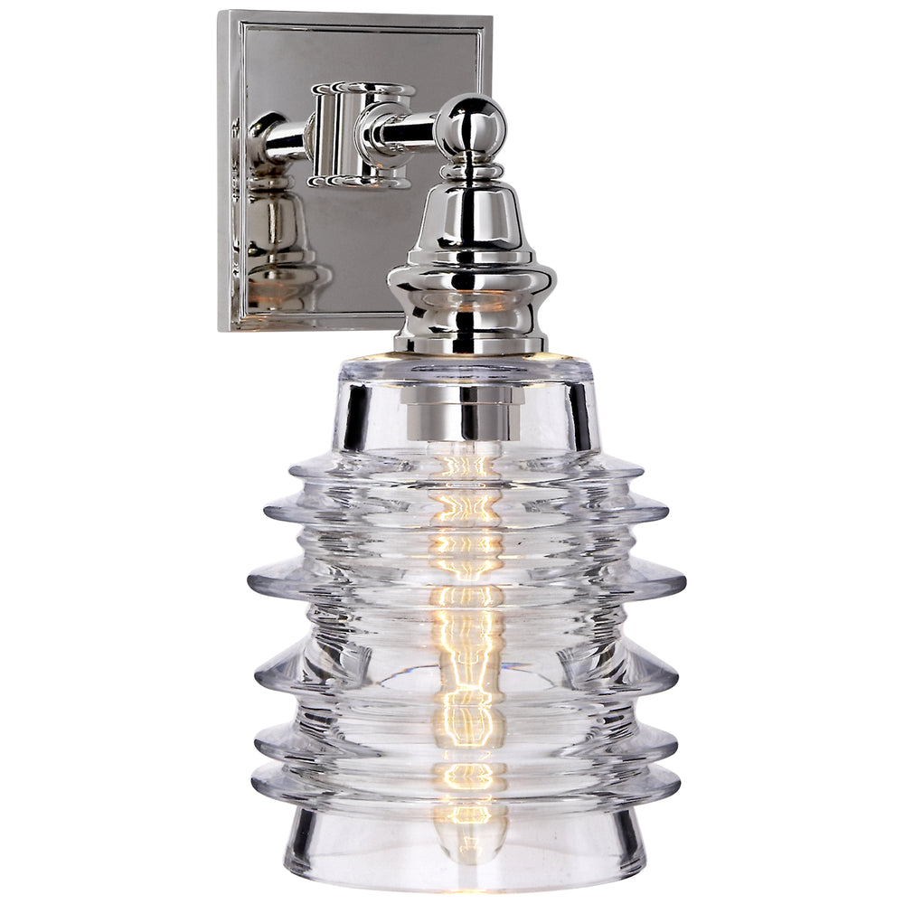 Visual Comfort Signature Canada - One Light Wall Sconce - Covington - Polished Nickel- Union Lighting Luminaires Decor
