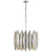 Visual Comfort Signature Canada - Four Light Chandelier - Hatton - Burnished Silver Leaf- Union Lighting Luminaires Decor