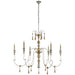 Visual Comfort Signature Canada - Six Light Chandelier - Michele - French Gild Silver and Gold- Union Lighting Luminaires Decor