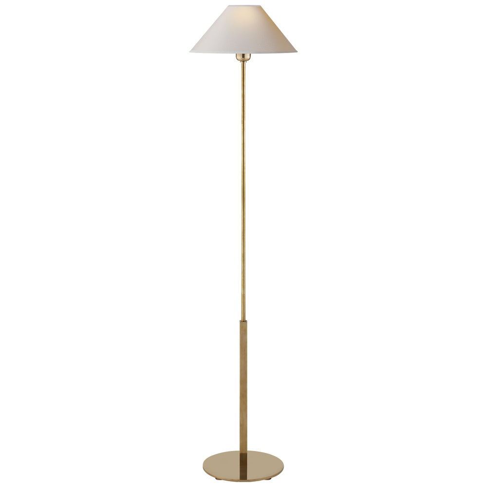 Visual Comfort Signature Canada - One Light Floor Lamp - Hackney - Hand-Rubbed Antique Brass- Union Lighting Luminaires Decor