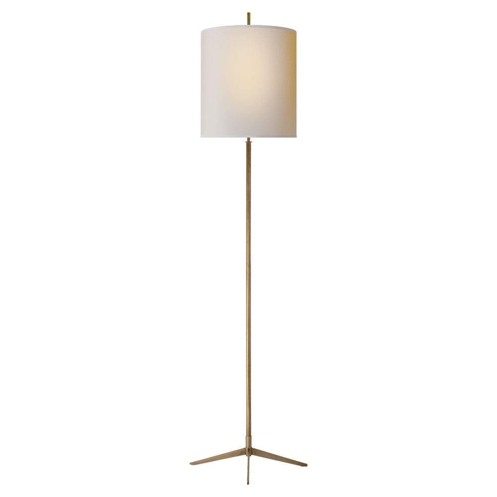 Visual Comfort Signature Canada - Two Light Floor Lamp - Caron - Hand-Rubbed Antique Brass- Union Lighting Luminaires Decor