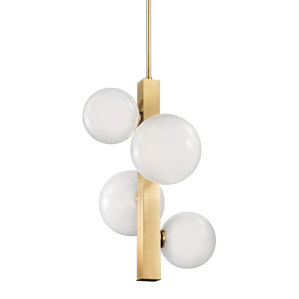 Hudson Valley Canada - LED Pendant - Hinsdale - Aged Brass- Union Lighting Luminaires Decor