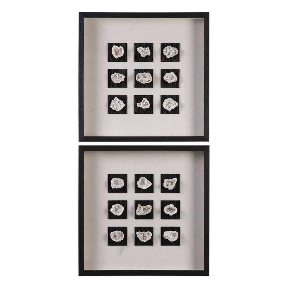 Uttermost - Shadow Box - Geode - Black Wood- Union Lighting Luminaires Decor