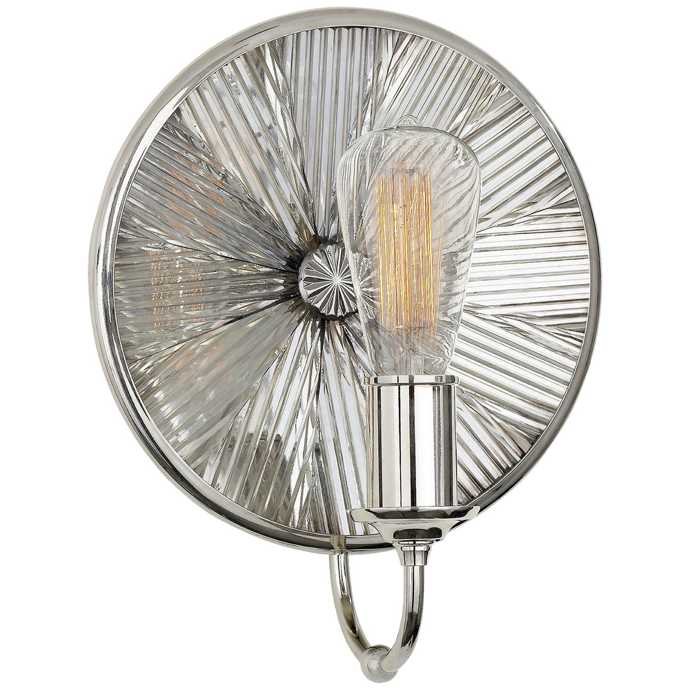 Ralph Lauren Canada - One Light Wall Sconce - Rivington - Polished Nickel- Union Lighting Luminaires Decor
