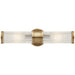 Ralph Lauren Canada - Two Light Wall Sconce - Allen - Natural Brass- Union Lighting Luminaires Decor