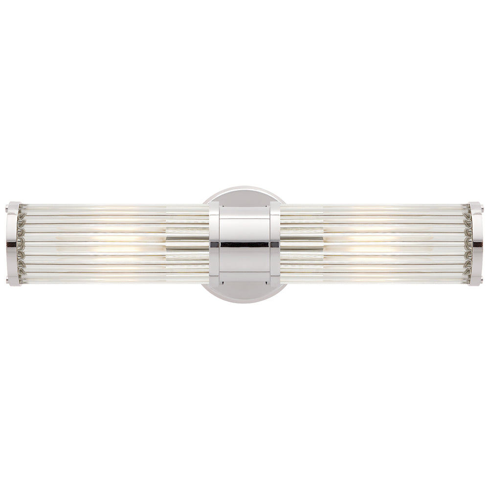 Ralph Lauren Canada - Two Light Wall Sconce - Allen - Polished Nickel- Union Lighting Luminaires Decor